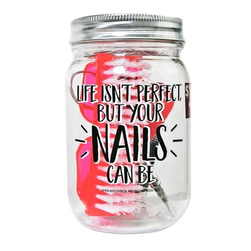 356011 ONYX Manicure In a Mason Nail Care Kit 7pc