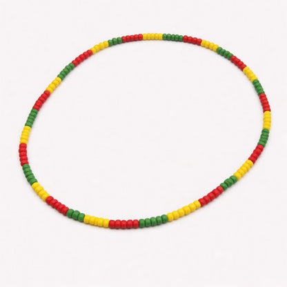 Independence Bead Long Necklace