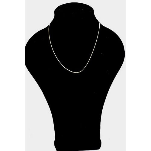 MN1_4-18 18'' Colf Lated Snake Chain Necklace Gold