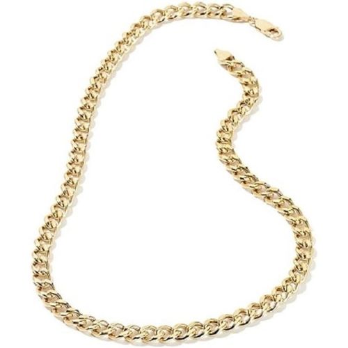 PKN114-20-B114 20'' Gold Plated 6mm Cuban Chain 