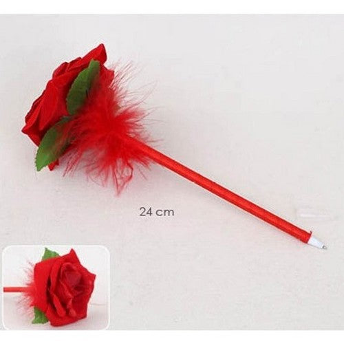 Rose Top Pen in Red