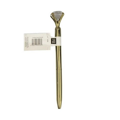 STA2448 Diamond Top Gem Stone Pen in Gold