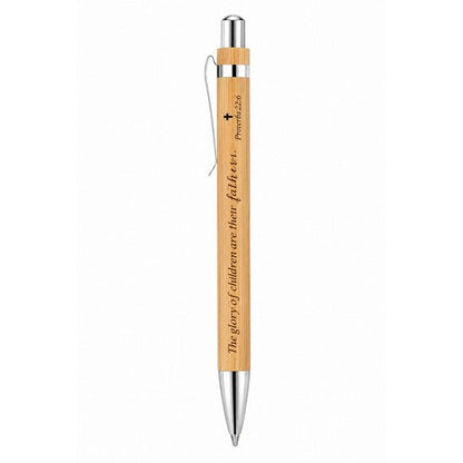B0CRV6H266 Proverbs 16:7 Fathers Day Bamboo Pen