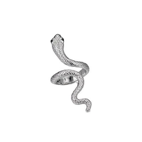 Snake Open Ring in Silver