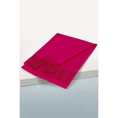 SXW Plain Pashmina in Hot Pink