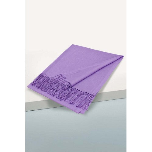 SXW Plain Pashmina in Lavender