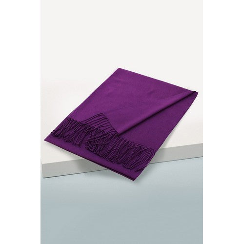 SXW Plain Pashmina in Purple