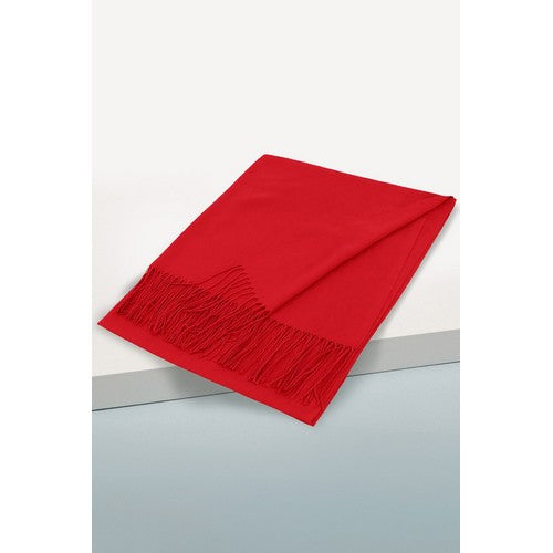 SXW Plain Pashmina in Red