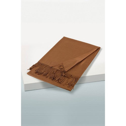 SXW Plain Pashmina in Taupe