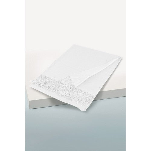 SXW Plain Pashmina in White