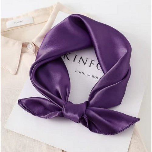 JBN 02ST1 20'' Satin Scarf in Purple