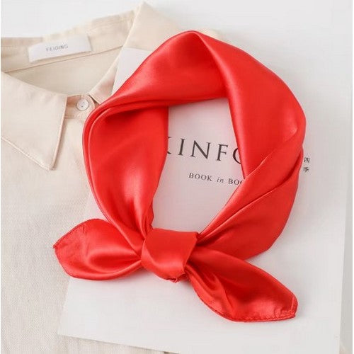 JBN 02ST1 20'' Satin Scarf in Red