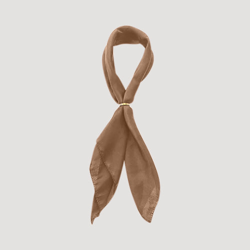 RNT1388F Plain Twilly Scarf in Gold