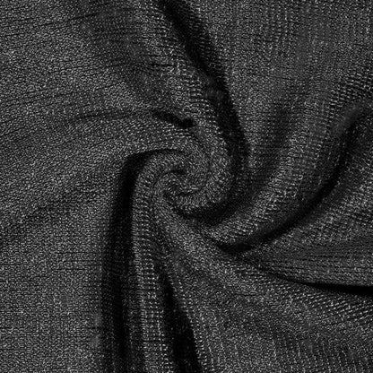 MS1911-A Metallic Glittery Shawl-Scarf in Black