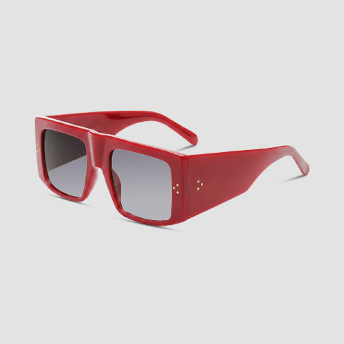 3 Dot Oversize Shades in Red
