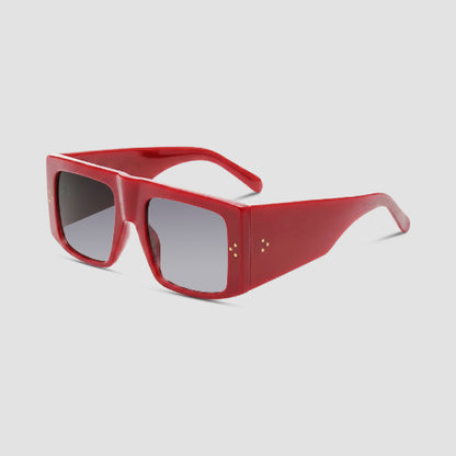 3 Dot Oversize Shades in Red