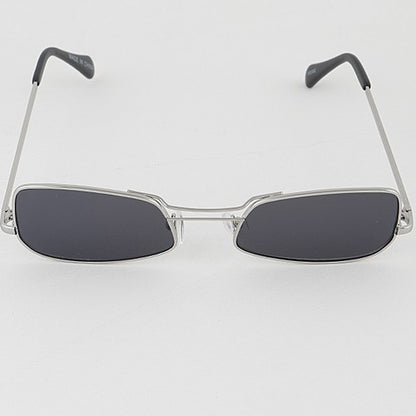 Retro Oblong Metal Rim Aviator Shades