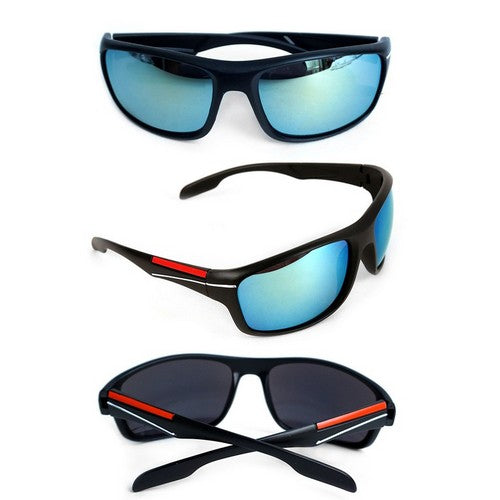 MSG1004-5-C Red Stripe Sport Shades 