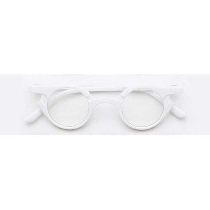 Clear Lens Retro Round Shades