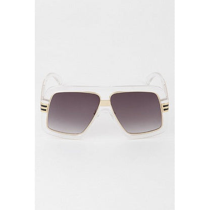 Retro Cazal Aviator Shades with Gold Trim