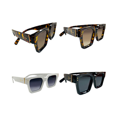 Louis Gold Bar Shades White