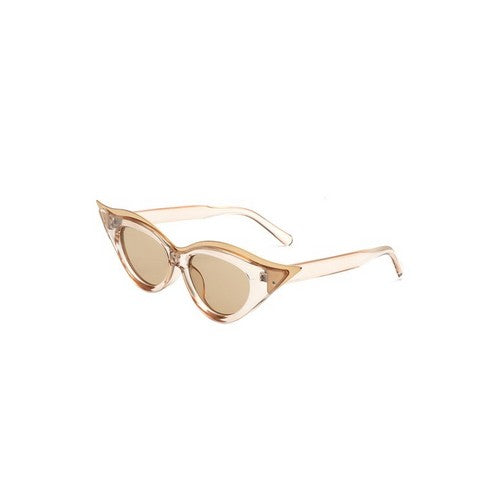 CE-HS1237 Edge Trim Cat Eye Shades in Beige