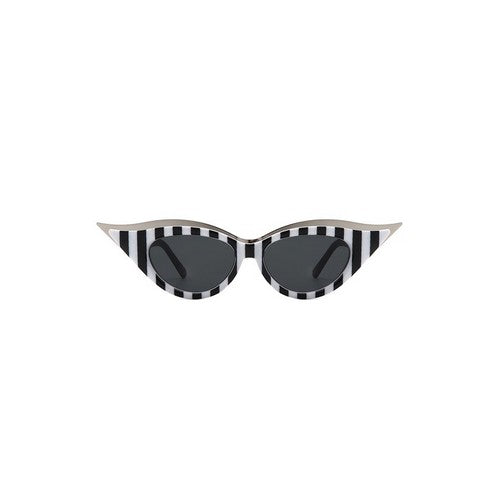 Edge Trim Cat Eye Shades in Black & White