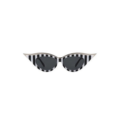 Edge Trim Cat Eye Shades in Black & White