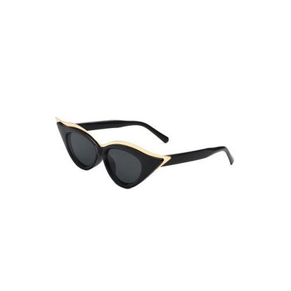 CE-HS1237 Edge Trim Cat Eye Shades in Black