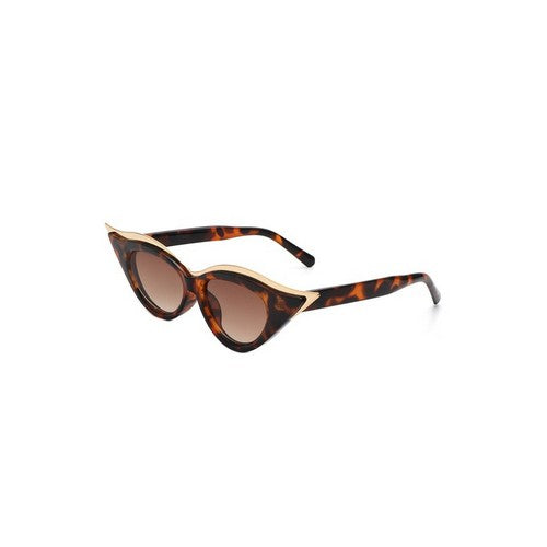 CE-HS1237 Edge Trim Cat Eye Shades in Tortoise Shell