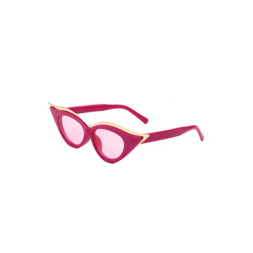 CE-HS1237 Edge Trim Cat Eye Shades in Pink