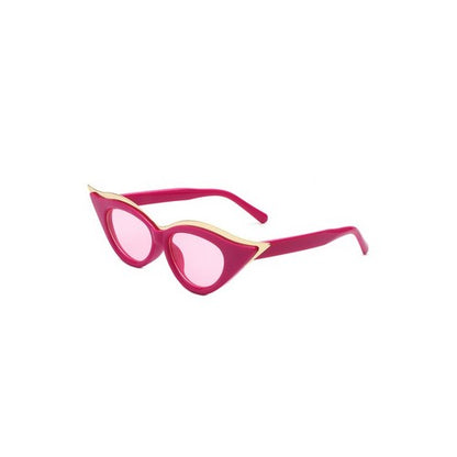 CE-HS1237 Edge Trim Cat Eye Shades in Pink