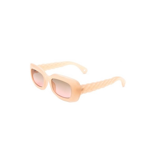 IS-HS1124 Rib Arm Retro Shades in Beige