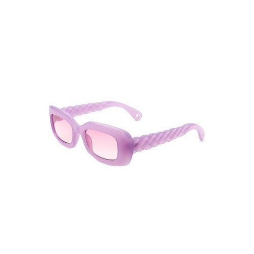 IS-HS1124 Rib Arm Retro Shades in Purple