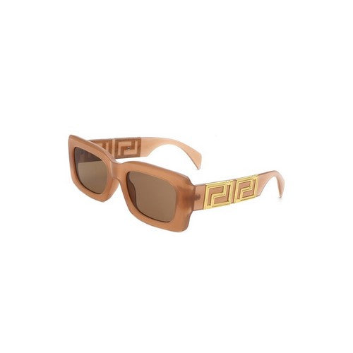 CE-HS1238 Greek Arm Retro Shades in Brown
