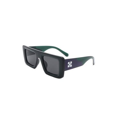 Two-Tone Retro Shades in Green & Purple
