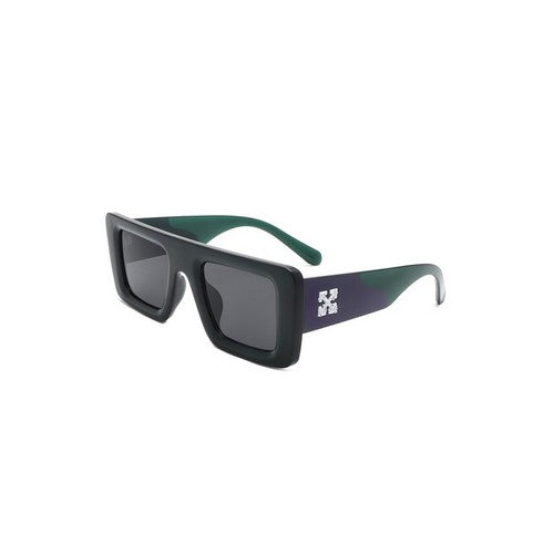Two-Tone Retro Shades in Green & Purple