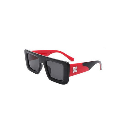 IS-HS1280 Two-Tone Retro Shades in Black & Red