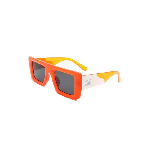 IS-HS1280 Two-Tone Retro Shades in Orange & White