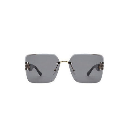 Chain Link Rimless Shades in Black & Black