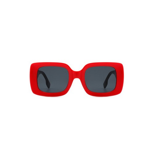 Retro Square Shades in Red