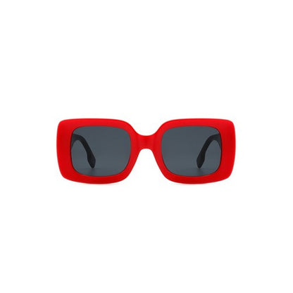 Retro Square Shades in Red
