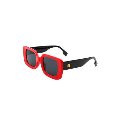 IS-HS1139 Retro Square Shades in Red