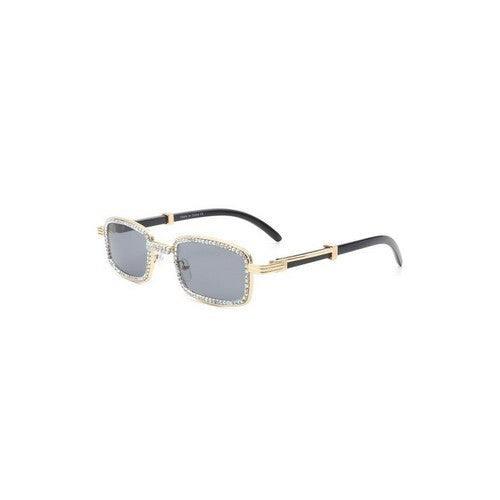 CE-J2030 Rhinestone Retro Shades in Black