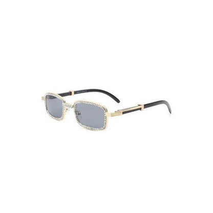 CE-J2030 Rhinestone Retro Shades in Black