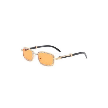 CE-J2030 Rhinestone Retro Shades in Orange