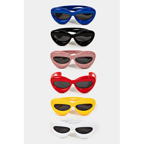 Bubble Cat Eye Retro Shades in Pink
