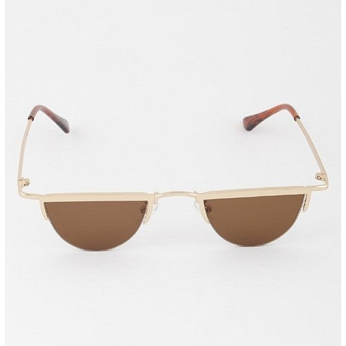 142-S5270 Half Circle Shades in Brown