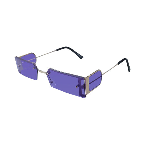 Mini Side Shield Shades in Purple