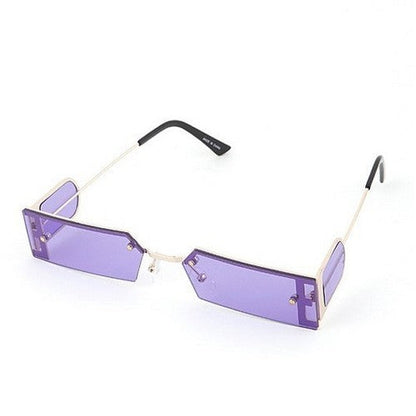 111-SA738 Mini Side Shield Shades in Purple